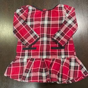 Baby Gap Plaid Zip Up Dress Size 12-18 Months
